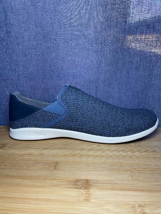OluKai Alapa Slip On 10396-VIDE Navy Blue Knit Mesh Casual Shoes Sz 13 EUC! main image 4